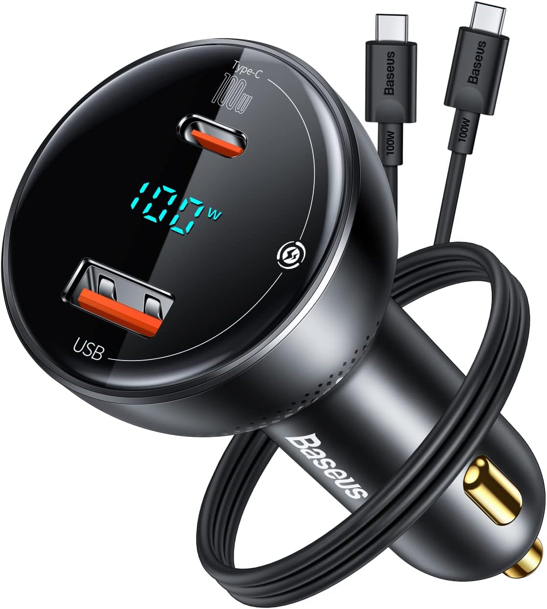 EcoSimmer 100W Electric Backpacking Stove + DC Car Charger Bundle | Baseus 100W USB-C Car Charger
