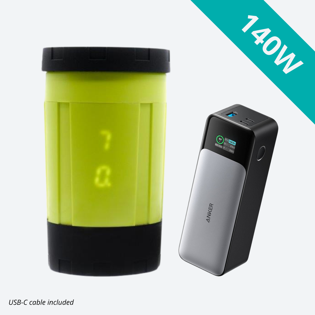 EcoSimmer 140W Electric Backpacking Stove + Battery Bundle | Anker 737 Power Bank (PowerCore 24k)