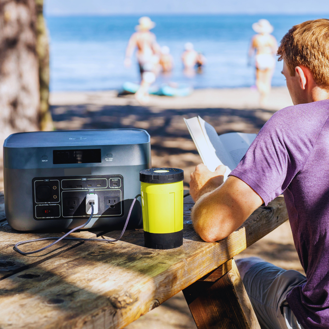 EcoSimmer 140W Electric Backpacking Stove | Simmer Anywhere Bundle (Battery + AC + DC Adapters)